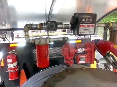 Control combustible
